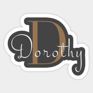 I am Dorothy Sticker